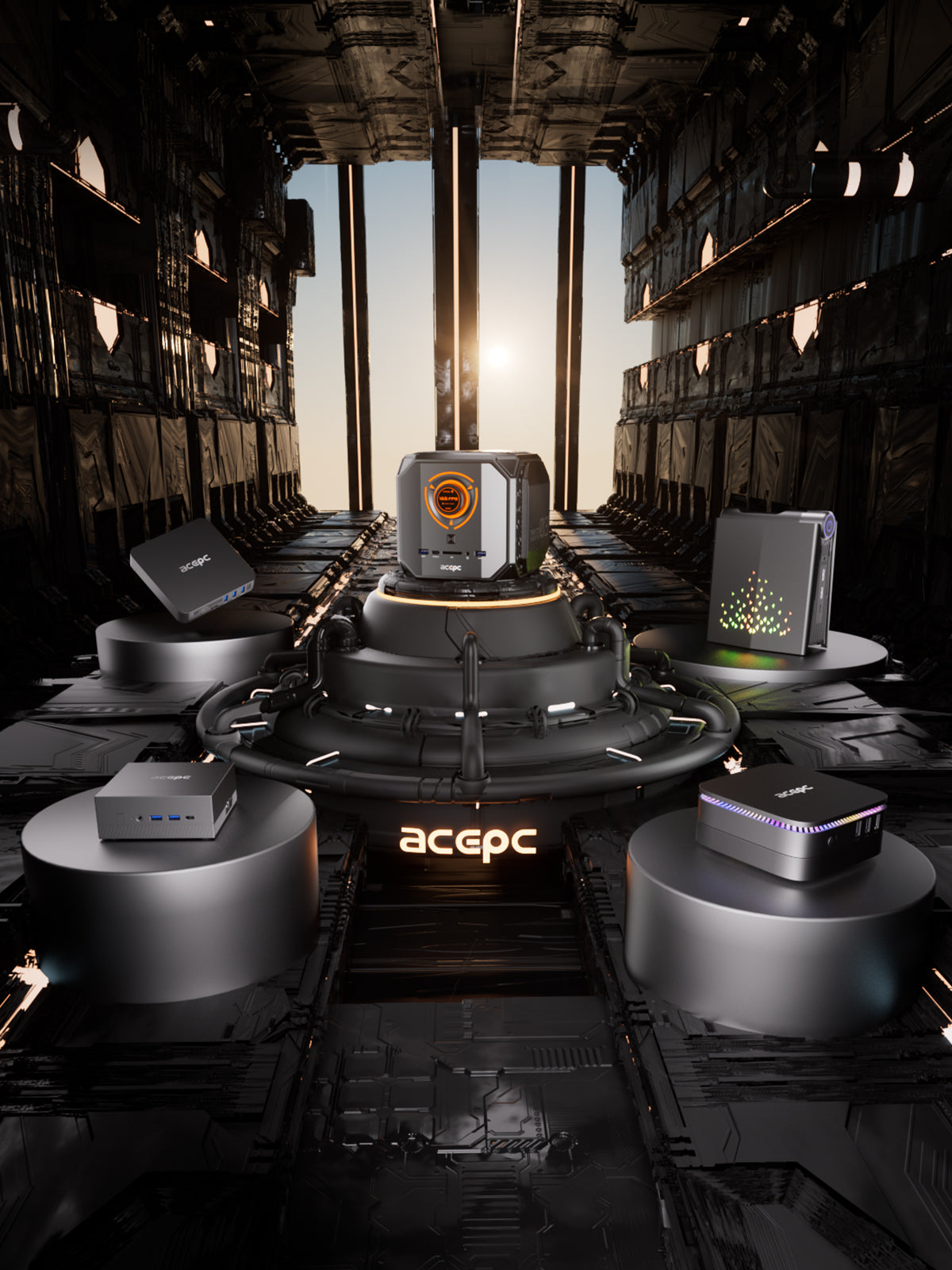 acepc's product series on display